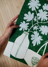 Atelier Aha - Blue Flowers & Red Wine