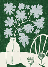 Atelier Aha - Blue Flowers & Red Wine