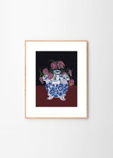 Jaron Su - Frittilaria Meleagris In Tulip Vase