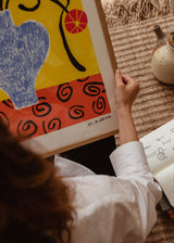 Madelen Möllard - Flowers in Blue Vase