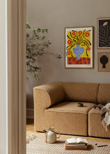 Madelen Möllard - Flowers in Blue Vase