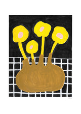 Madelen Möllard - Flowers In Brown Vase