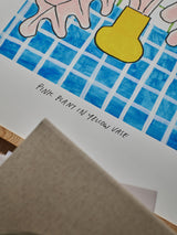 Madelen Möllard - PINK PLANT IN YELLOW VASE