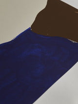 Rosie McGuinness - Blue Skirt Brown Jumper