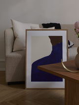 Rosie McGuinness - Blue Skirt Brown Jumper