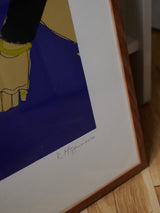 Rosie McGuinness - Blue Skirt Brown Jumper