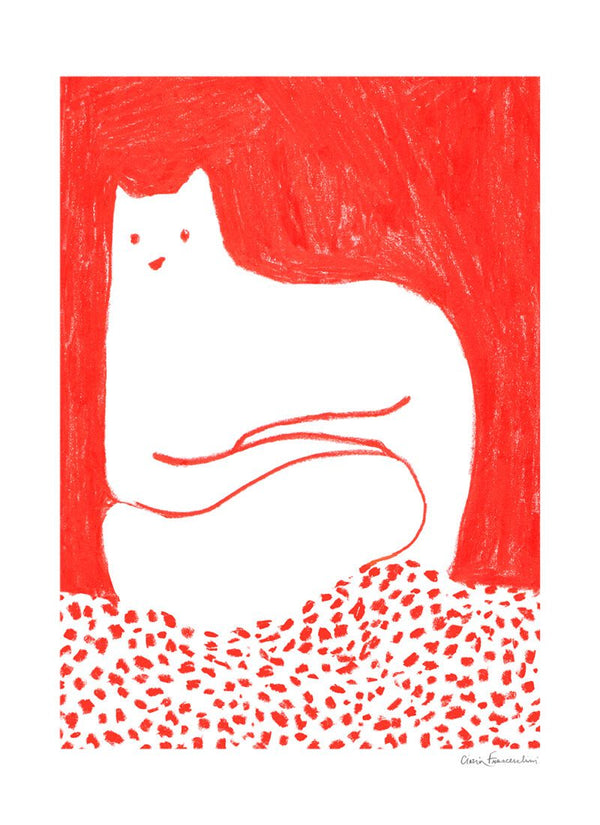 Cinzia Franceschini - Cat in Red