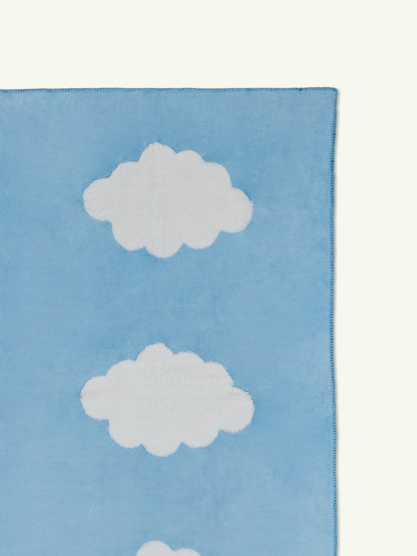 Clouds Light Blue Cotton Feel Rug