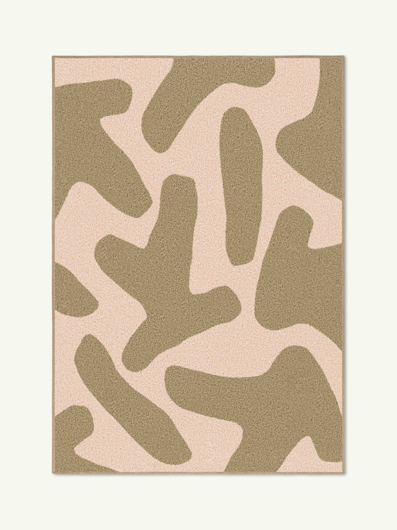 Hedge Cream Cotton Feel Rug