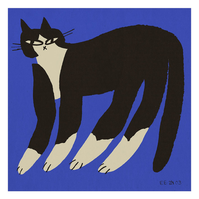 Enikő Katalin Eged - Cat in Blue