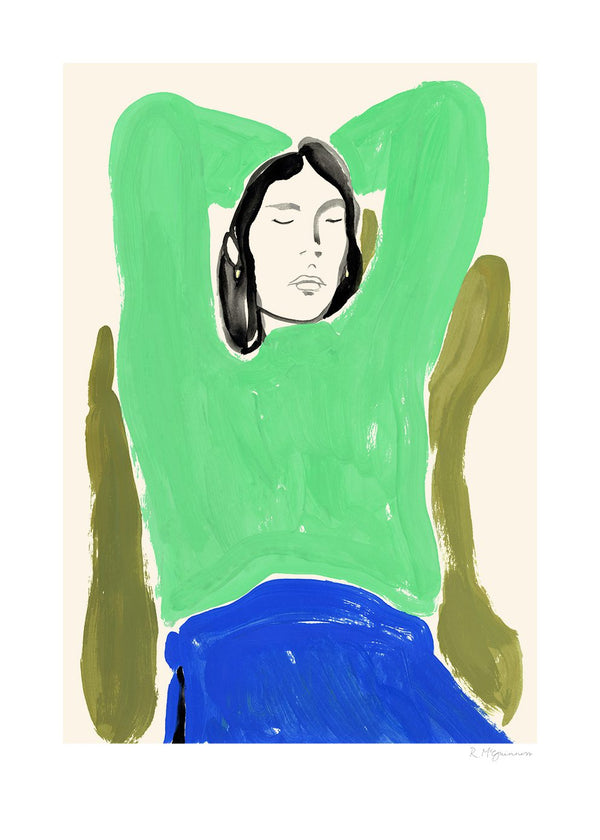 Rosie McGuinness - Sitting in Green and Blue