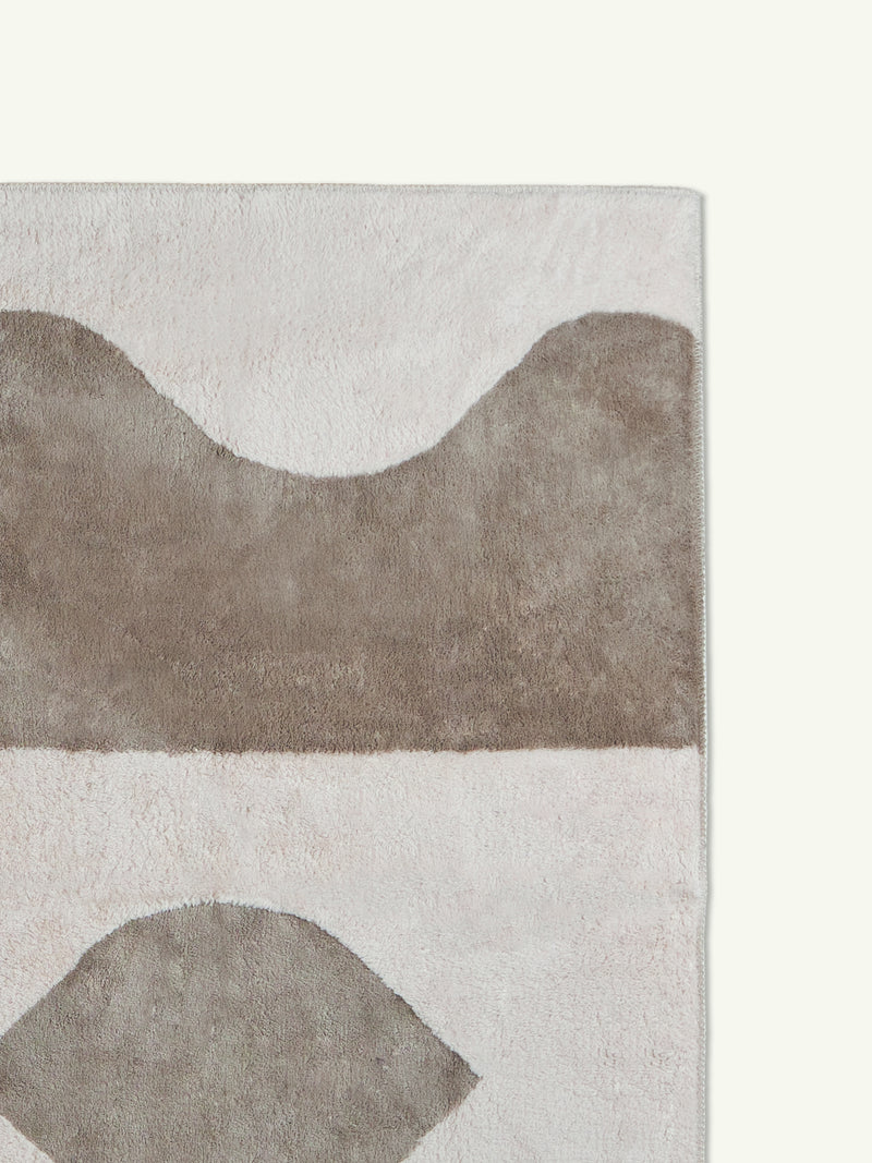 Whim Taupe Cotton Feel Rug