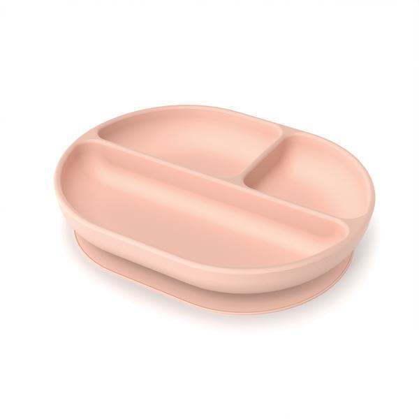 Bambino Silicone Divided Plate with Suction Foot