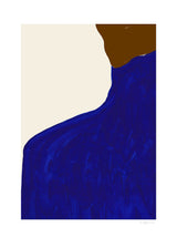 Rosie McGuinness - Blue Skirt Brown Jumper